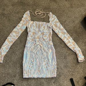 Sequin mini dress